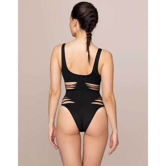 Agent Provocateur Dakotta Black Swimsuit AP3 Medium New - Picture 3 of 13